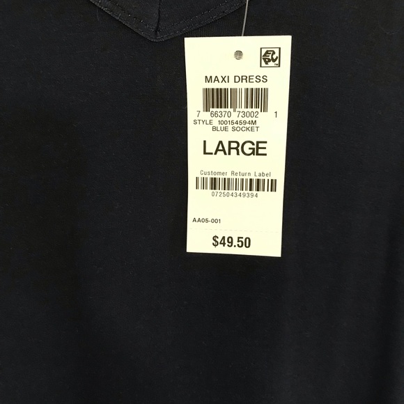 NWT ~ Style & Co Tie-dyed Sleeveless Maxi Dress - Picture 3 of 3